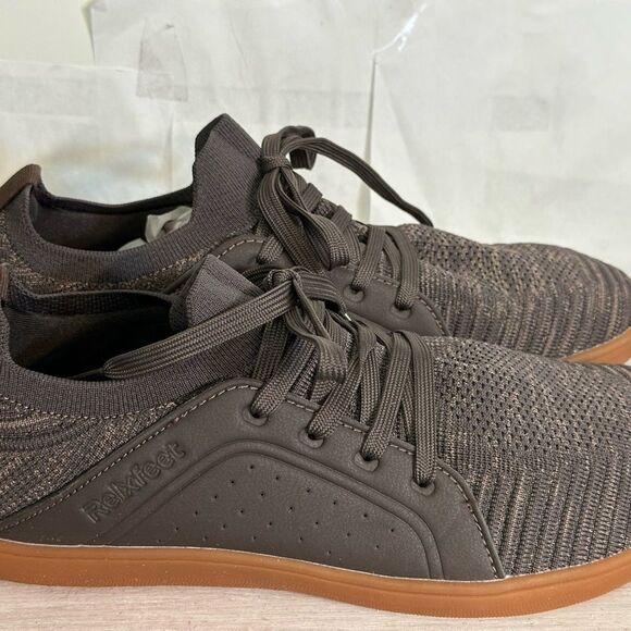 Brown Minimalist Sneakers with Suede Finish by relxfeet size 45 - Picture 1 of 6